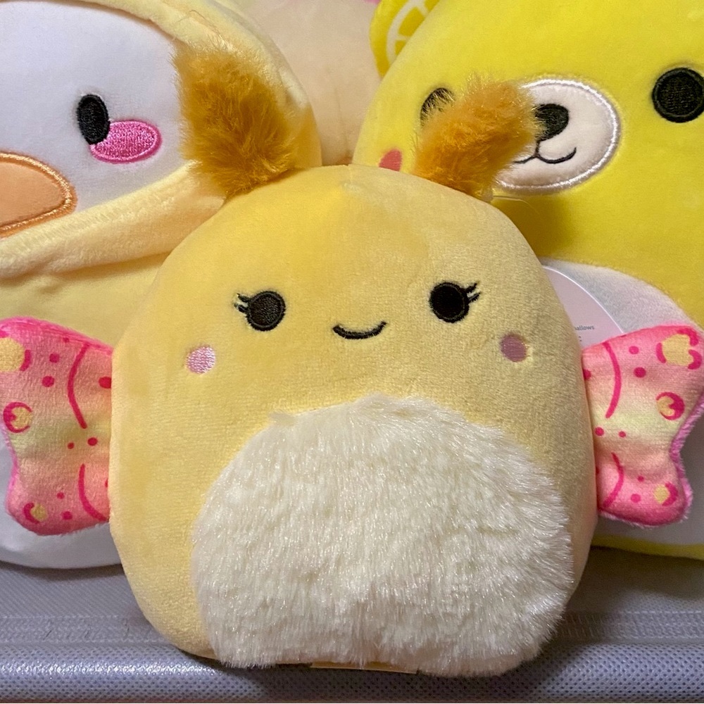 Squishmallows 5” Miry Yellow Moth Butterfly Squishmallow